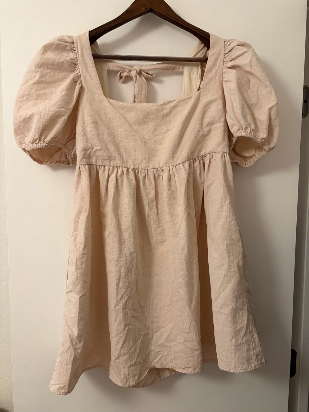 Square Neck Babydoll Dress -